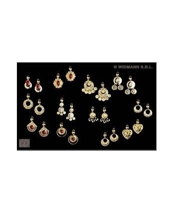 Pendientes zingara dorados