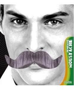 BIGOTE MOSTACHO CABALLERO 3 COLORES ADHESIVO