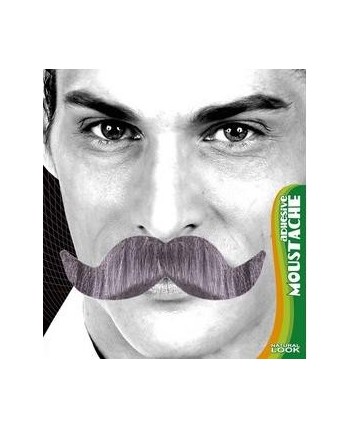 BIGOTE MOSTACHO CABALLERO 3 COLORES ADHESIVO
