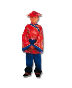 DISFRAZ DE CHINO ROJO