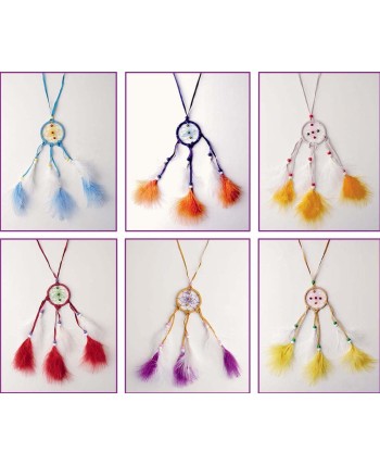 COLLAR INDIO PLUMA 6 COLORES
