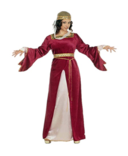 DISFRAZ DE DAMA MEDIEVAL PARA MUJER