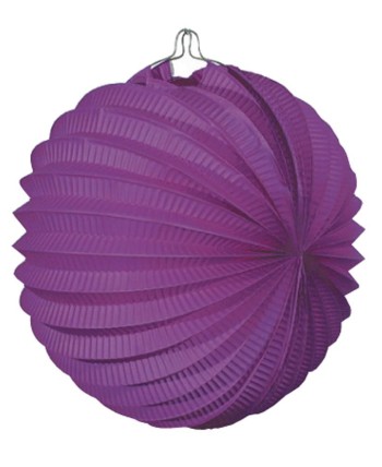 FAROL MORADO FERIA 22 CM BOLSA 6 UNIDADES
