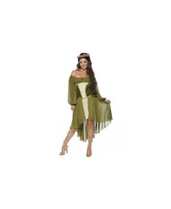 DISFRAZ DE DIOSA DE LA NATURALEZA VERDE