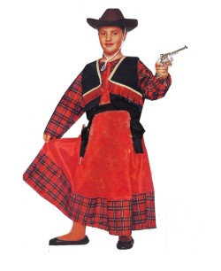 DISFRAZ  DE VAQUERA NIÑA