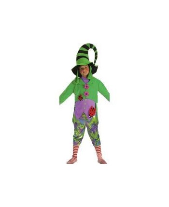 DISFRAZ DE DUENDE VERDE INFANTIL