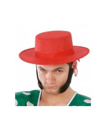 SOMBRERO CORDOBES ROJO