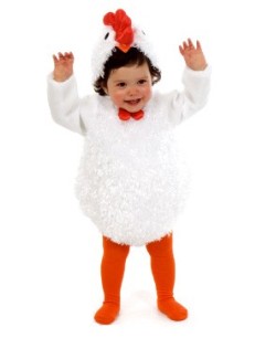 DISFRAZ DE GALLINA CO COC PARA BEBE