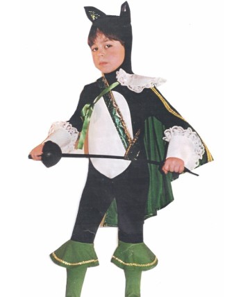 DISFRAZ DE GATO CON BOTAS