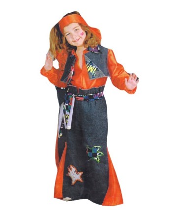 DISFRAZ DE HIPPIE NIÑA