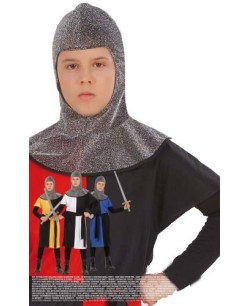 MALLA MEDIEVAL NIÑO PLATEADA