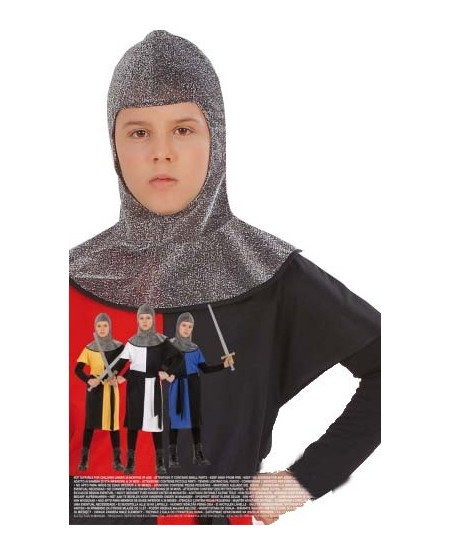 MALLA MEDIEVAL NIÑO PLATEADA