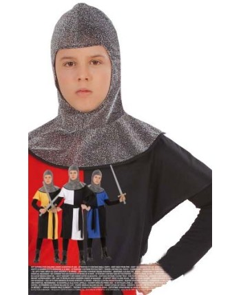 MALLA MEDIEVAL NIÑO PLATEADA
