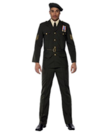 DISFRAZ DE CAPITAN MILITAR CONDECORADO