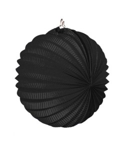 FAROL NEGRO FERIA 22CMBOLSA 6 UNIDADES