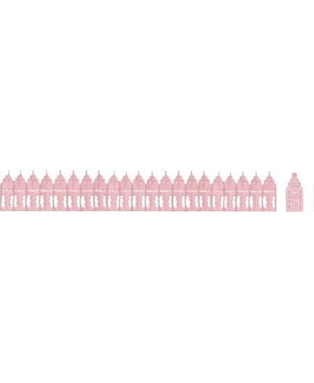 Guirnalda Biberon Rosa para Baby Shower | La Casa de las Fiestas