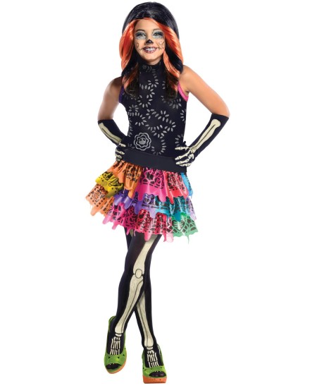 DISFRAZ DE MONSTER HIGH SKELITA PARA NIÑA
