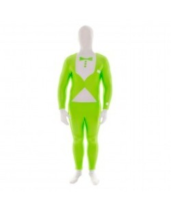 MORPHSUITS VERDE FLUOR TUXEDO PARA HOMBRE