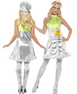 DISFRAZ DE OSCAR MONSTRUO DE LA BASURA PARA MUJER