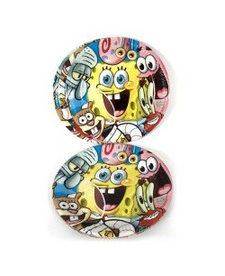 PLATOS BOB ESPONJA PARTY 10 UNIDADES
