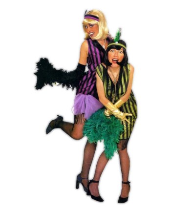 DISFRAZ DE CHARLESTON RAYAS