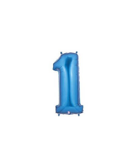 Globo de Helio Azul Numero 1 para Fiestas
