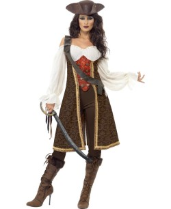 DISFRAZ DE PIRATESA DE LOS MARES
