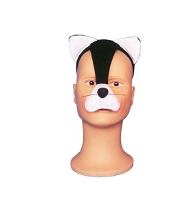 DIADEMA OREJAS Y NARIZ GATO