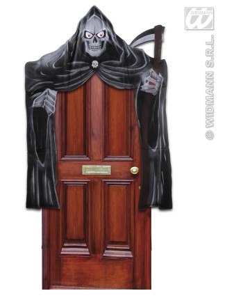 DECORACIÓN PUERTA MUERTE OJOS LUMINOSOS