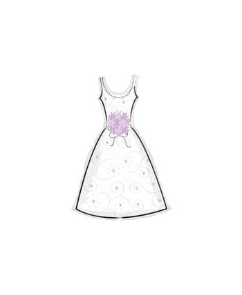 GLOBO DE HELIO VESTIDO DE NOVIA