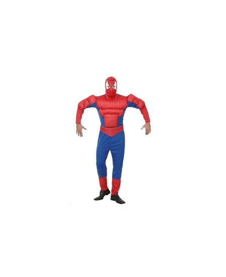 DISFRAZ DE HOMBRE ARAÑA MUSCULOSO HOMBRE