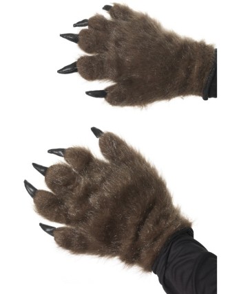 MANOS HOMBRE LOBO CON UÑAS