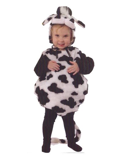 DISFRAZ DE VACA PELUCHE PARA BEBE
