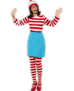 DISFRAZ DE WALLY WHERE IS WALLY CHICA