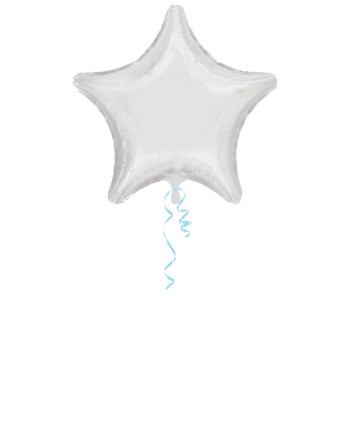 GLOBO DE HELIO ESTRELLA PLATA METALIZADO GLOBO DE HELIO ESTRELLA PLATA METALIZADO