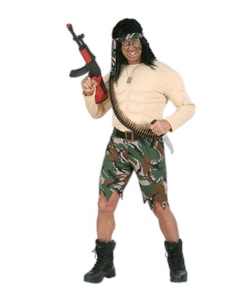 DISFRAZ DE RAMBO DISFRAZ DE RAMBO