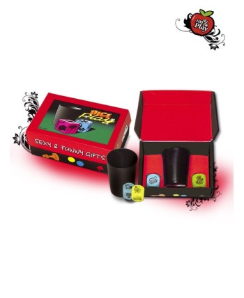 CUBILETE PAREJA DADOS FLUORESCENTES