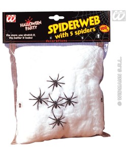 Telarana Blanca 100 gr para Halloween