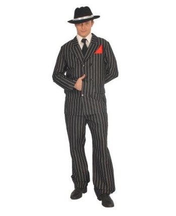 Disfraz de ganster de tejido grueso