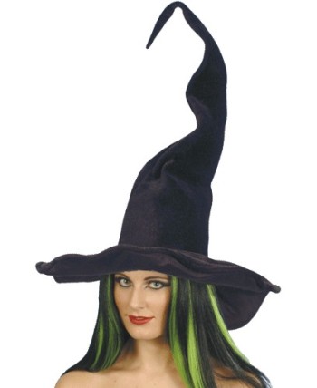 GORRO BRUJA NEGRO EXTRA ALTO