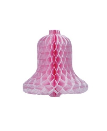 CAMPANA ROSA PAPEL PEQUEÑA