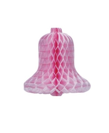 CAMPANA ROSA PAPEL MEDIANA