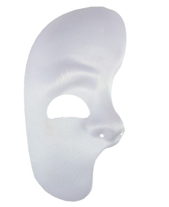 MASCARA FANTASMA DE LA OPERA MEDIA CARA