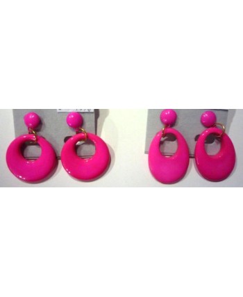 PENDIENTE FUCSIA INFANTIL