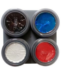 PALETA MAQUILLAJE AL AGUA 4 COLORES 5 MM