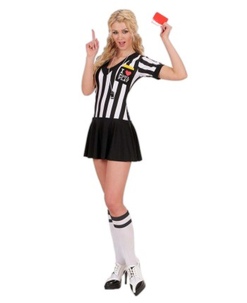 DISFRAZ DE ARBITRO AMERICANO SEXY