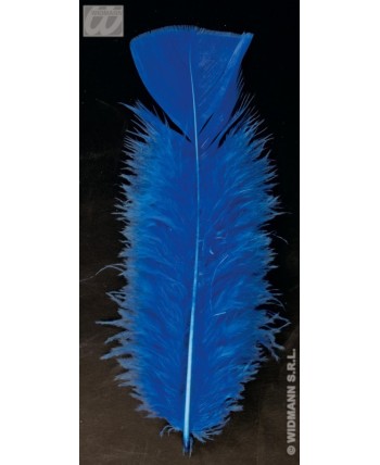 BOLSA PLUMAS CHIC AZULES OSCURO