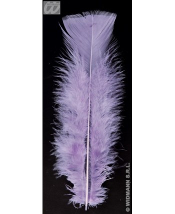 BOLSA PLUMAS CHIC LILAS