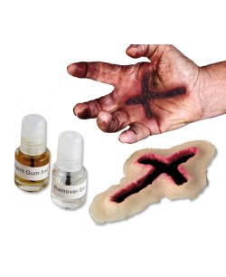 CICATRIZ LATEX CRUZ CON ADHESIVO