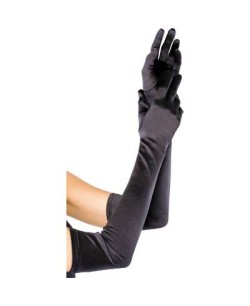 GUANTES RASO NEGROS 60 CM
